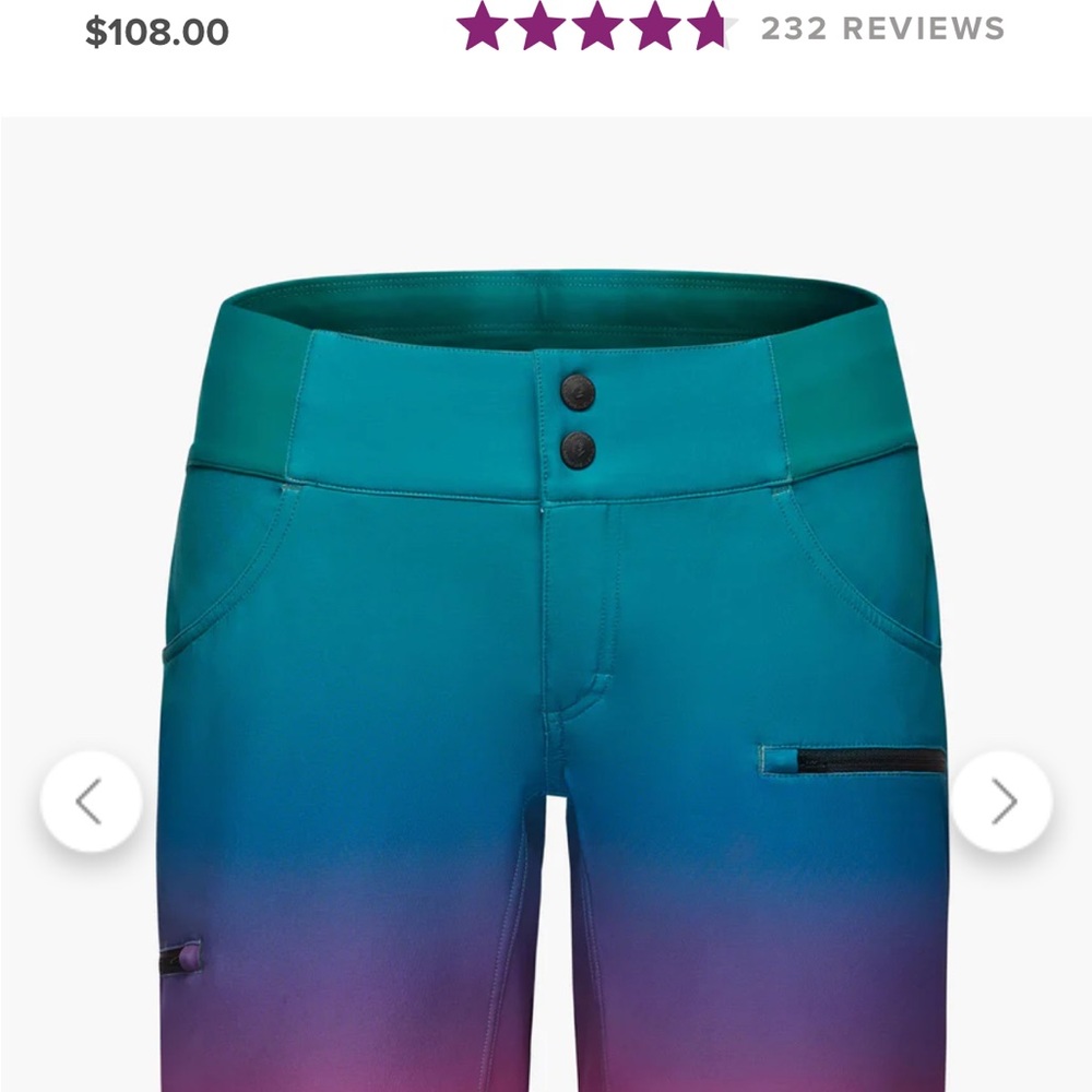 Shredly All Time 11” short-rainbow ombre